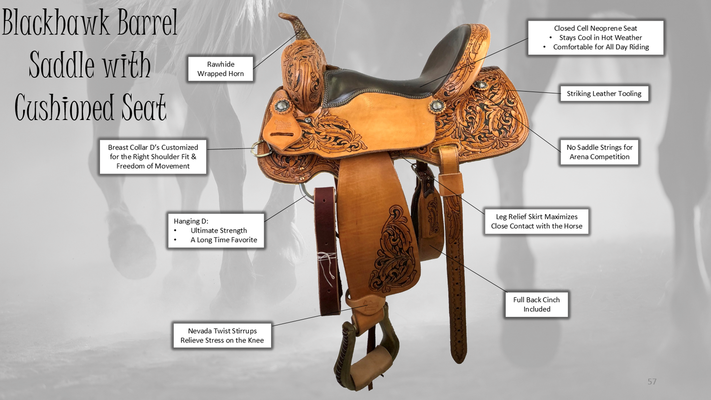 Blackhawk Barrel Saddle