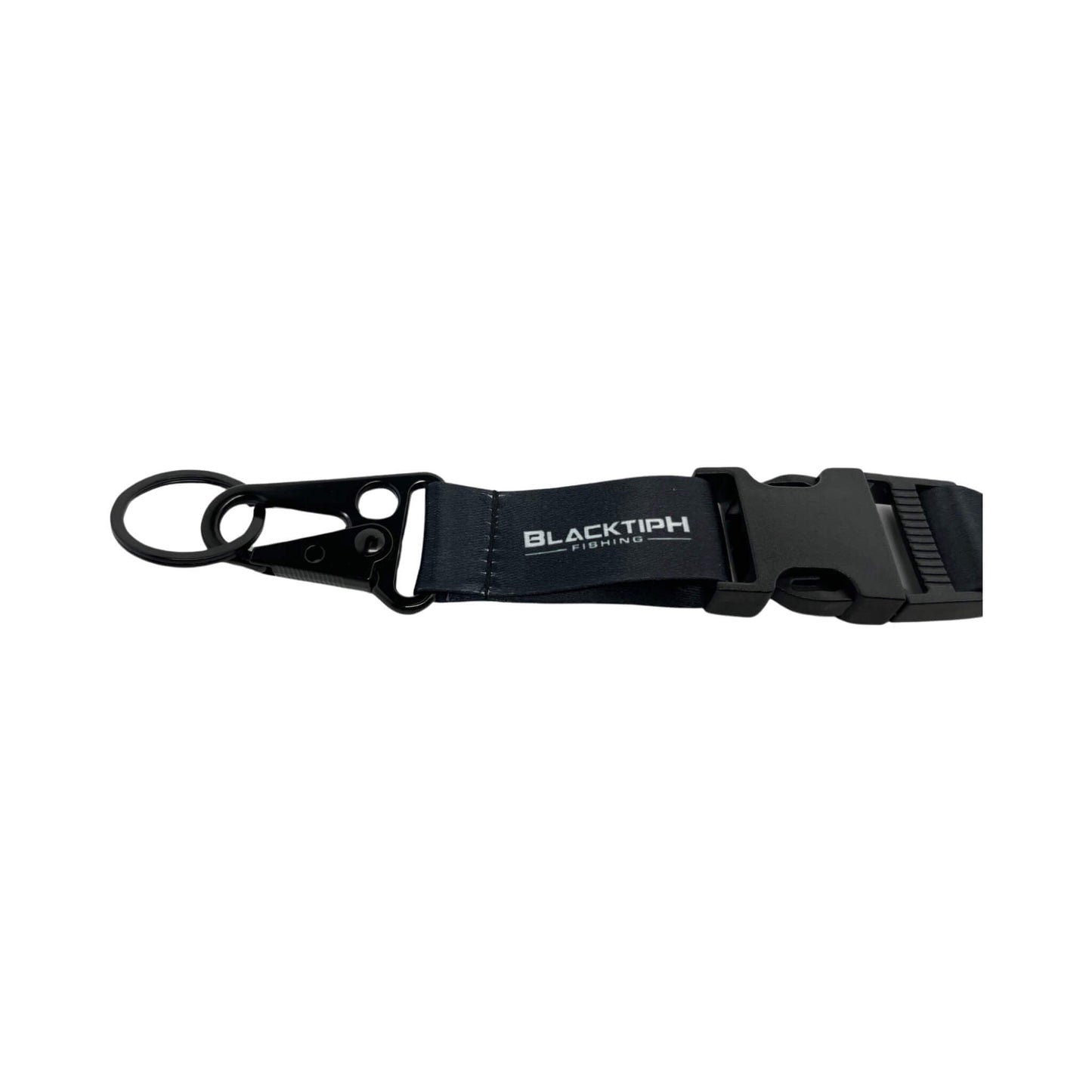 BlacktipH Black Lanyard with Crane clip