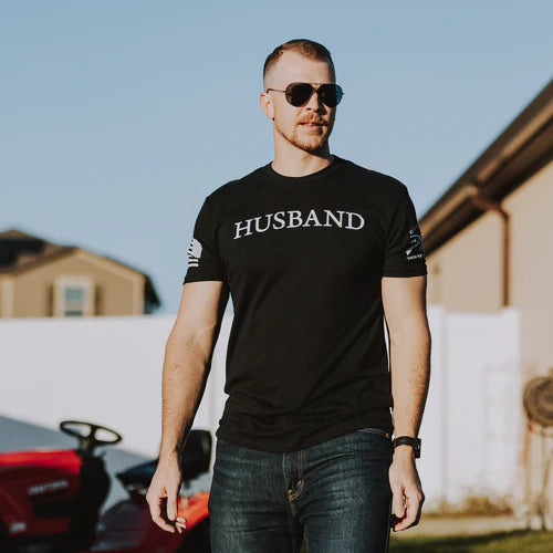 Husband Defined T-Shirt - Black