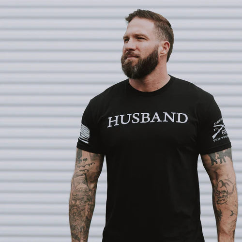 Husband Defined T-Shirt - Black