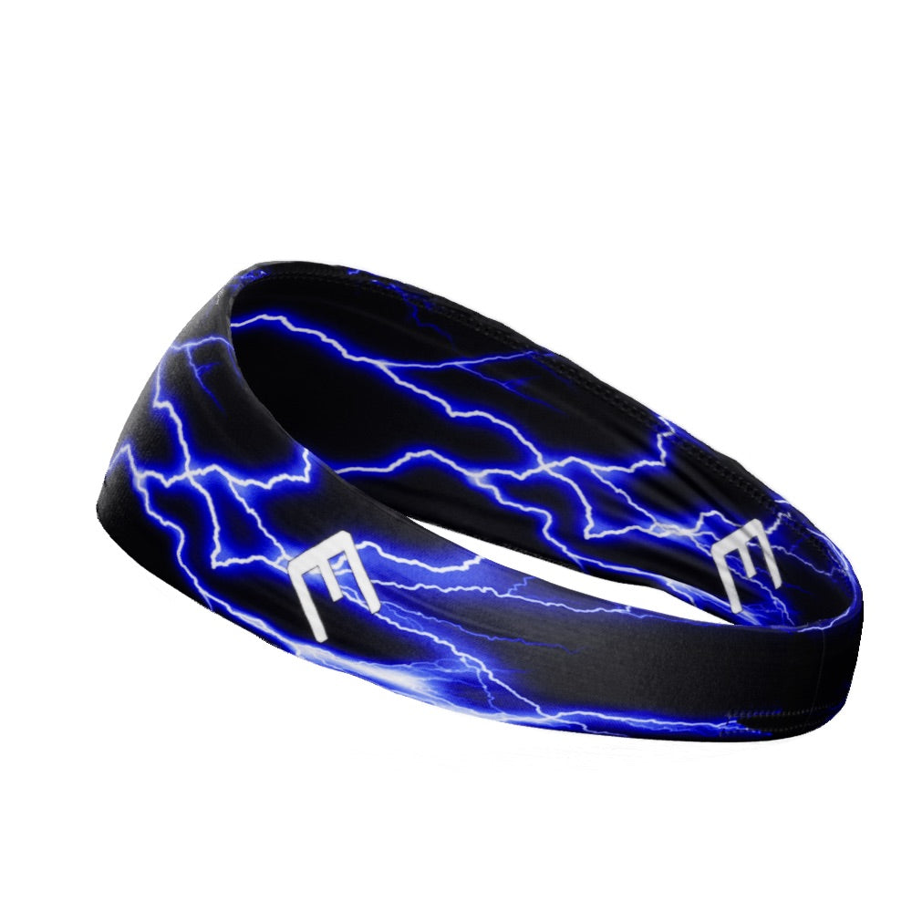 Blue Lightning Headband