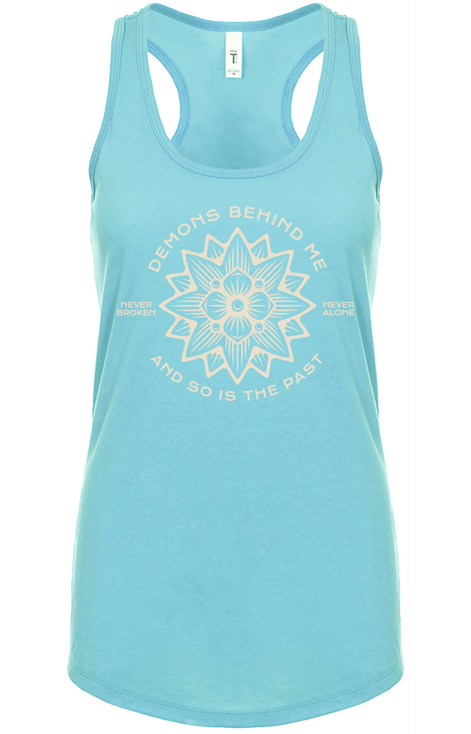 Women's Lotus Tahiti Blue Racerback Tank