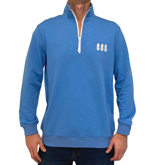 Caribbean Blue Quarter Zip