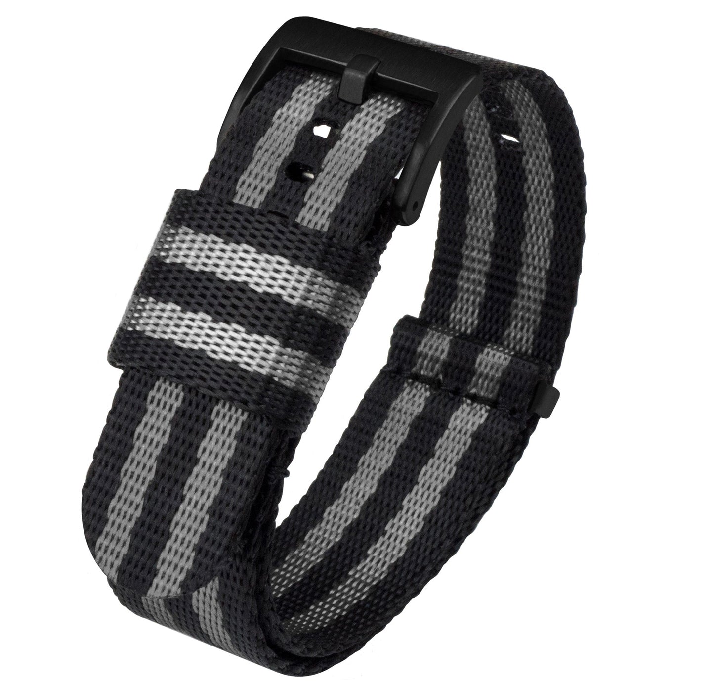 Black Grey James Bond NATO® Style Watch Band