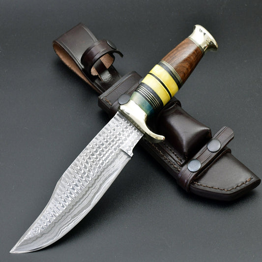 Skywalker Bowie Knife with Bone & Wood Composite Handle