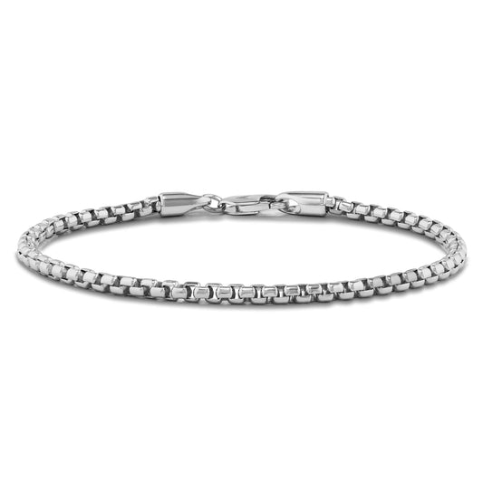 Box Chain Bracelet, 3MM - Sterling Silver