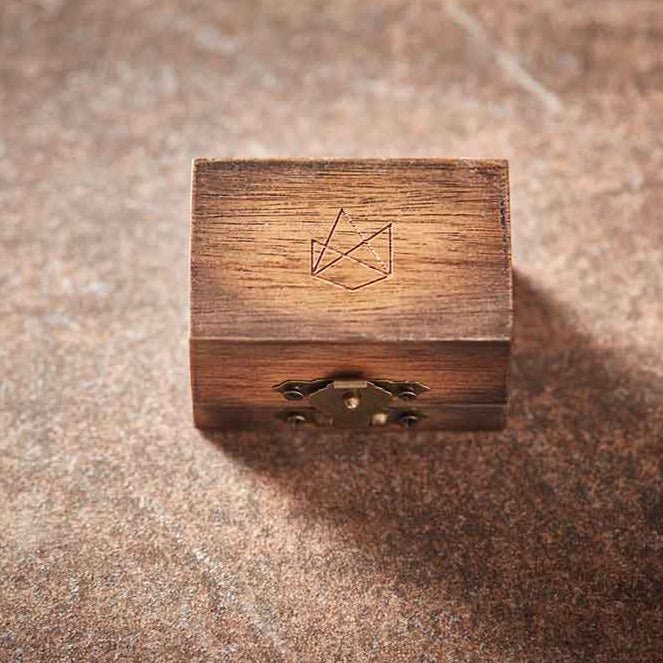 Rustic Wood Ring Box