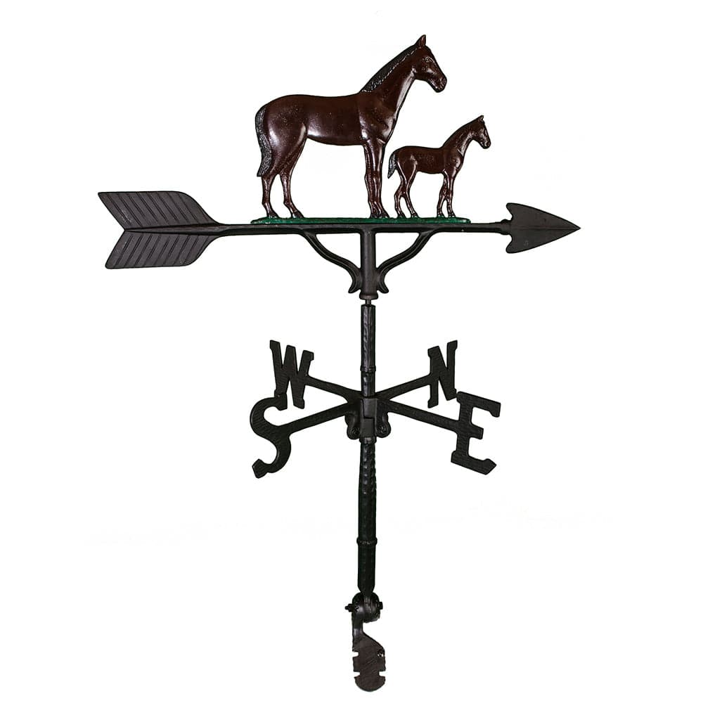 32″ Aluminum Mare & Colt Weathervane