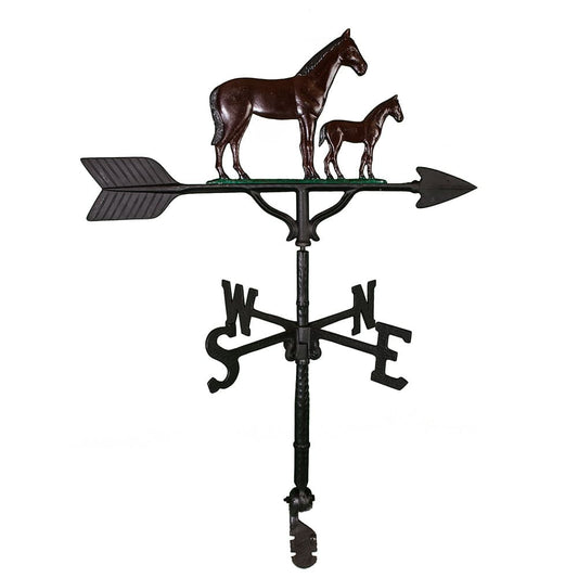 32″ Aluminum Mare & Colt Weathervane