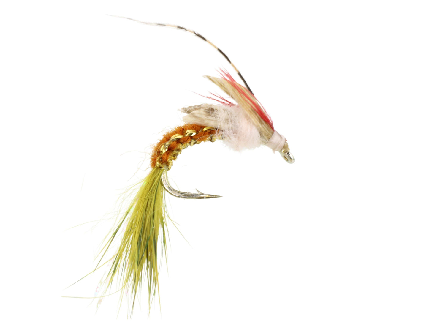 Woven Caddis, Size 10 | Brown and Olive | Qty. 6 | Wild Water Fly Fishing