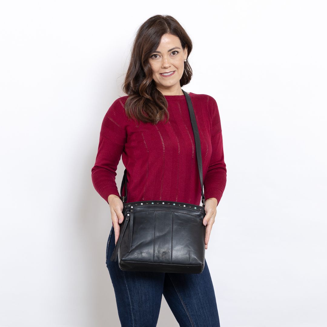 Concealed Carry Brynn Leather Crossbody by Lady Conceal