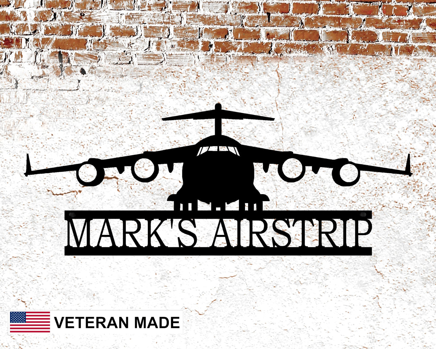 C-17 Globemaster Personalized Metal Sign