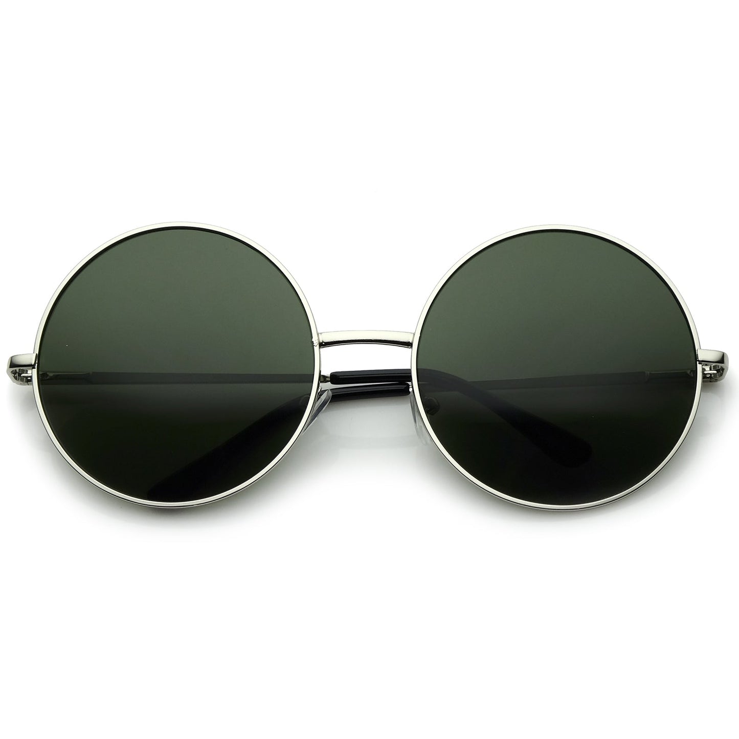 Oversize Vintage Inspired Metal Round Circle Sunglasses 8370