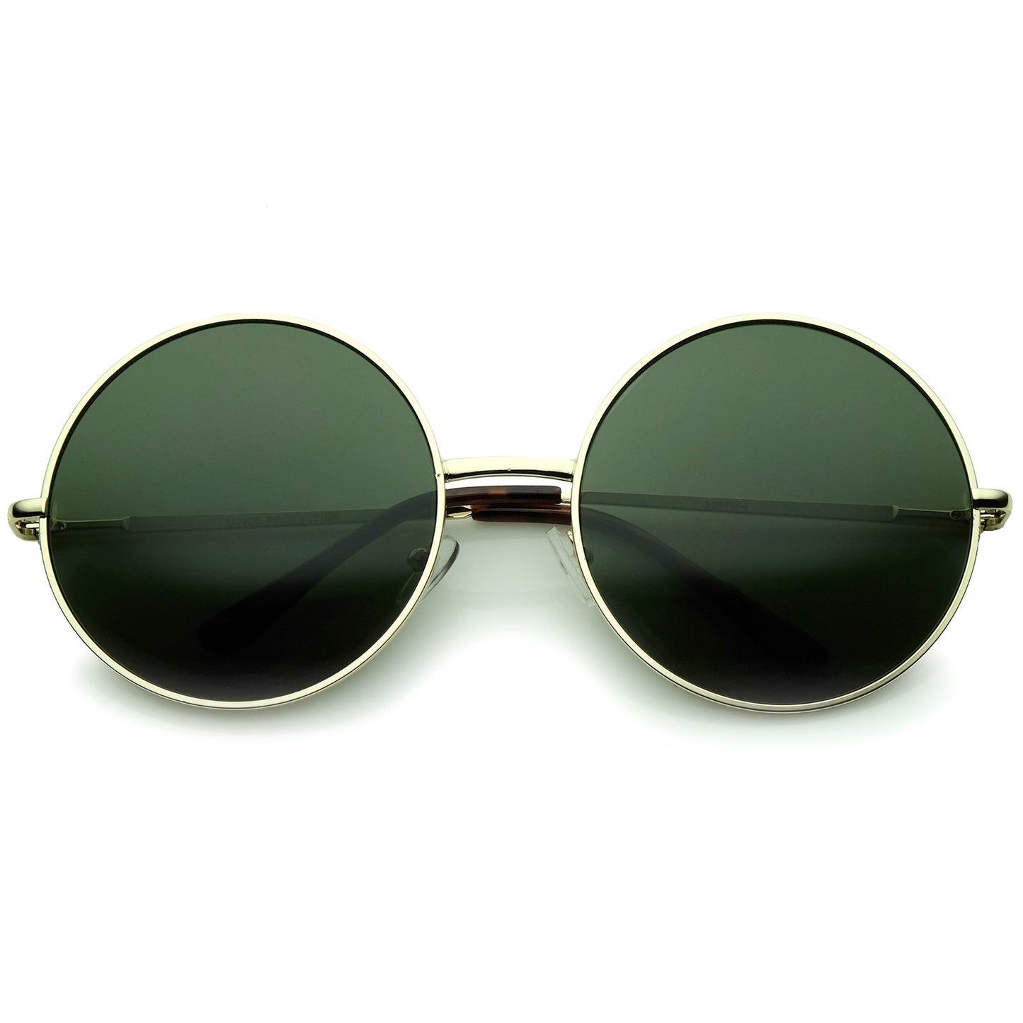 Oversize Vintage Inspired Metal Round Circle Sunglasses 8370