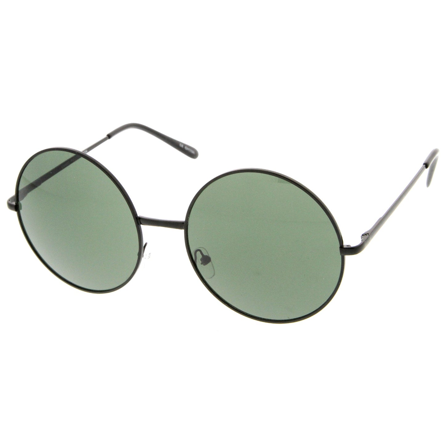 Oversize Vintage Inspired Metal Round Circle Sunglasses 8370