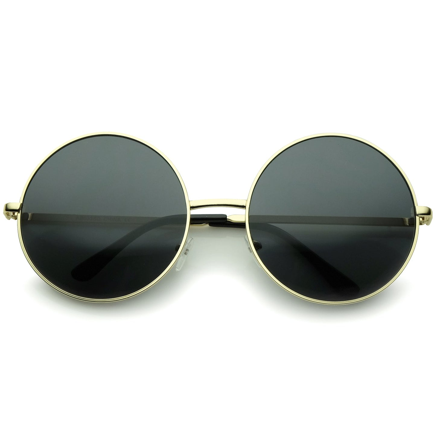 Oversize Vintage Inspired Metal Round Circle Sunglasses 8370