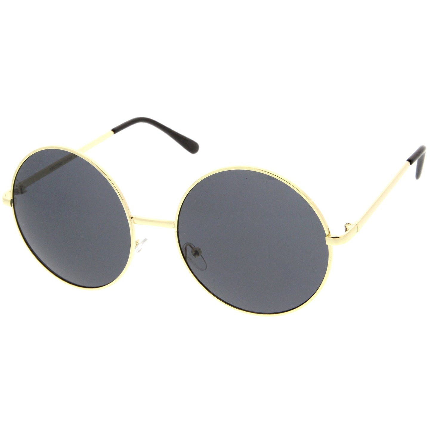 Oversize Vintage Inspired Metal Round Circle Sunglasses 8370