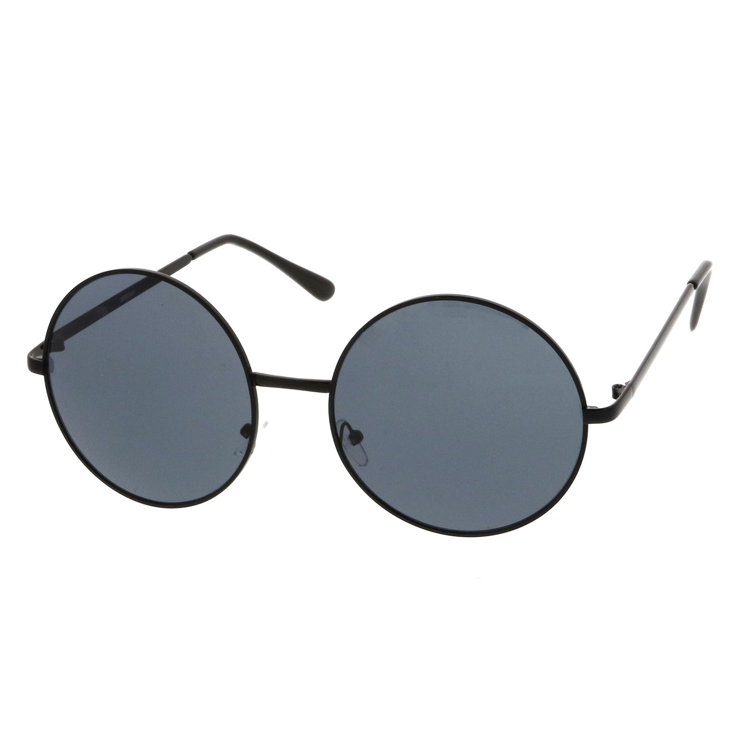 Oversize Vintage Inspired Metal Round Circle Sunglasses 8370