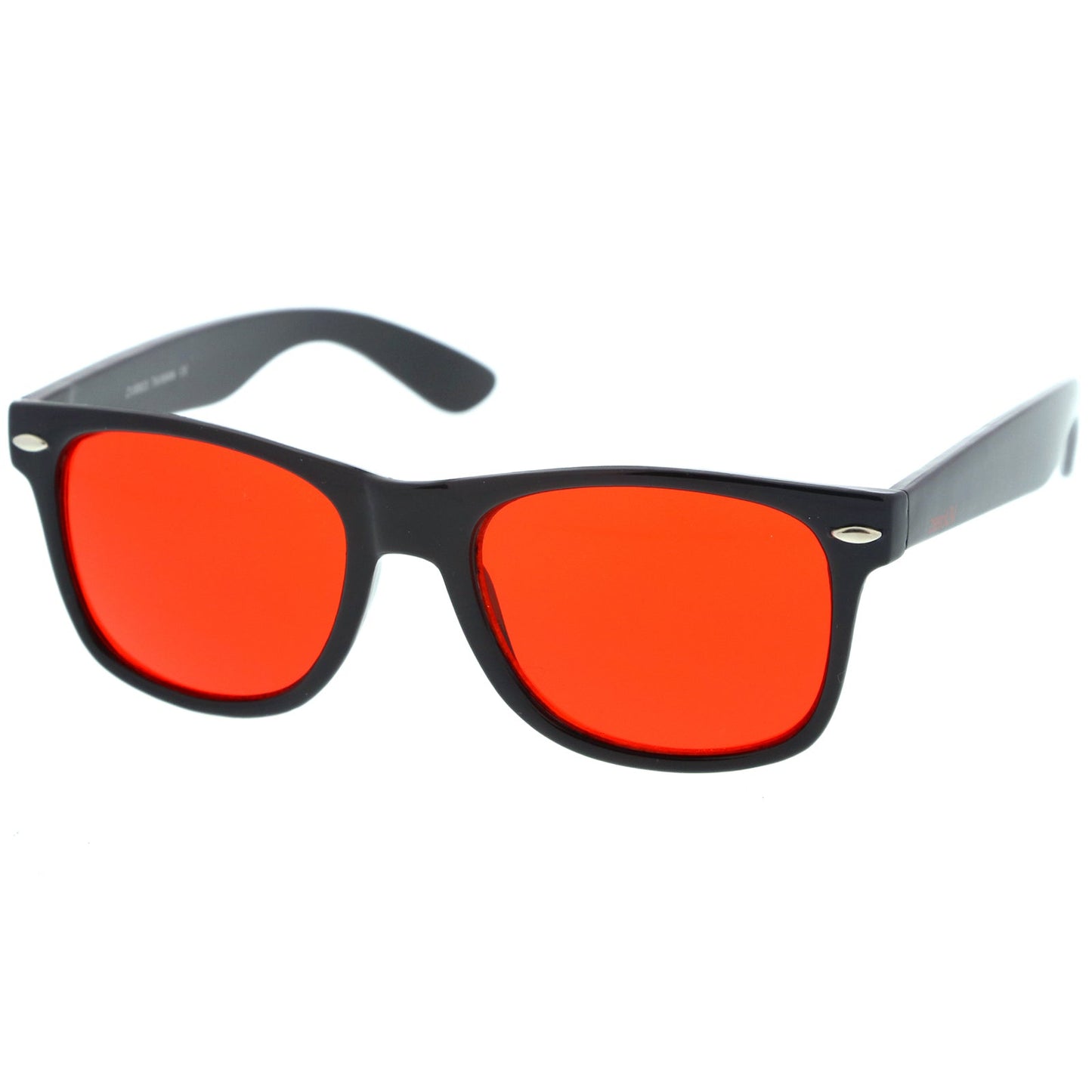 Limited Edition Color Tinted Lens Horned Rim Sunglasses 8803