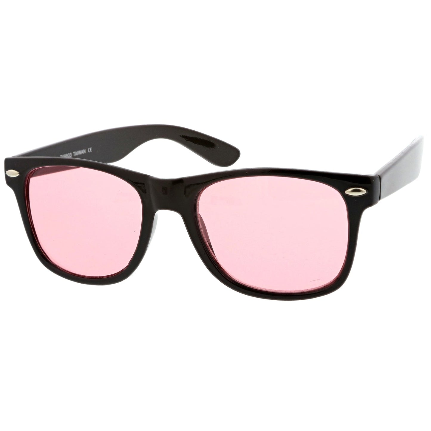 Limited Edition Color Tinted Lens Horned Rim Sunglasses 8803