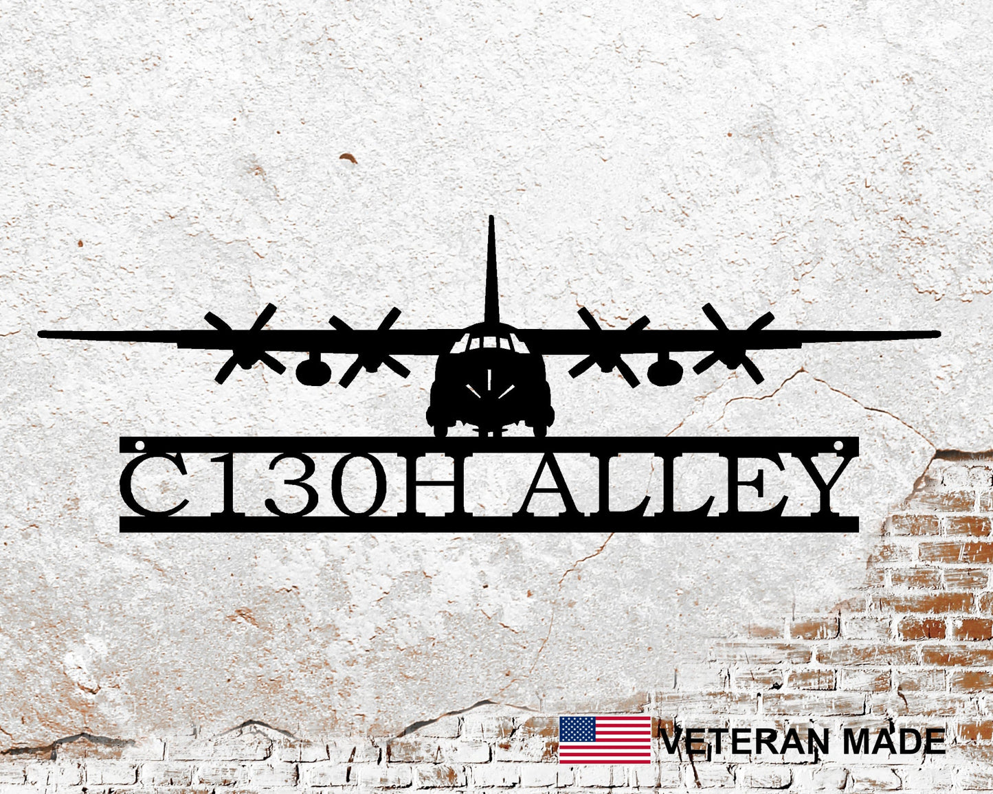 C-130 Hercules Aircraft Personalized Metal Sign