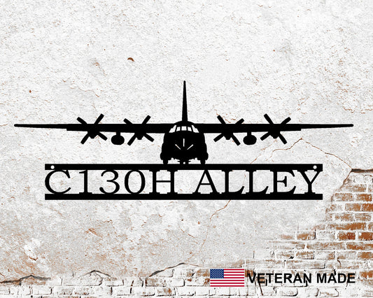 C-130 Hercules Aircraft Personalized Metal Sign