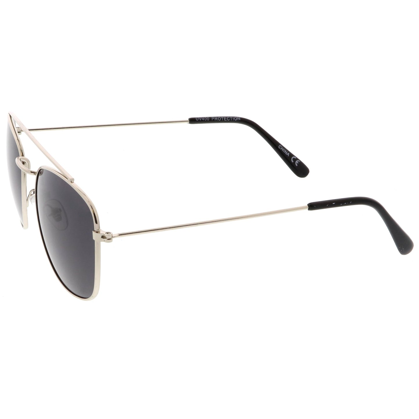 Retro Dapper Full Metal Square Crossbar Sunglasses C356