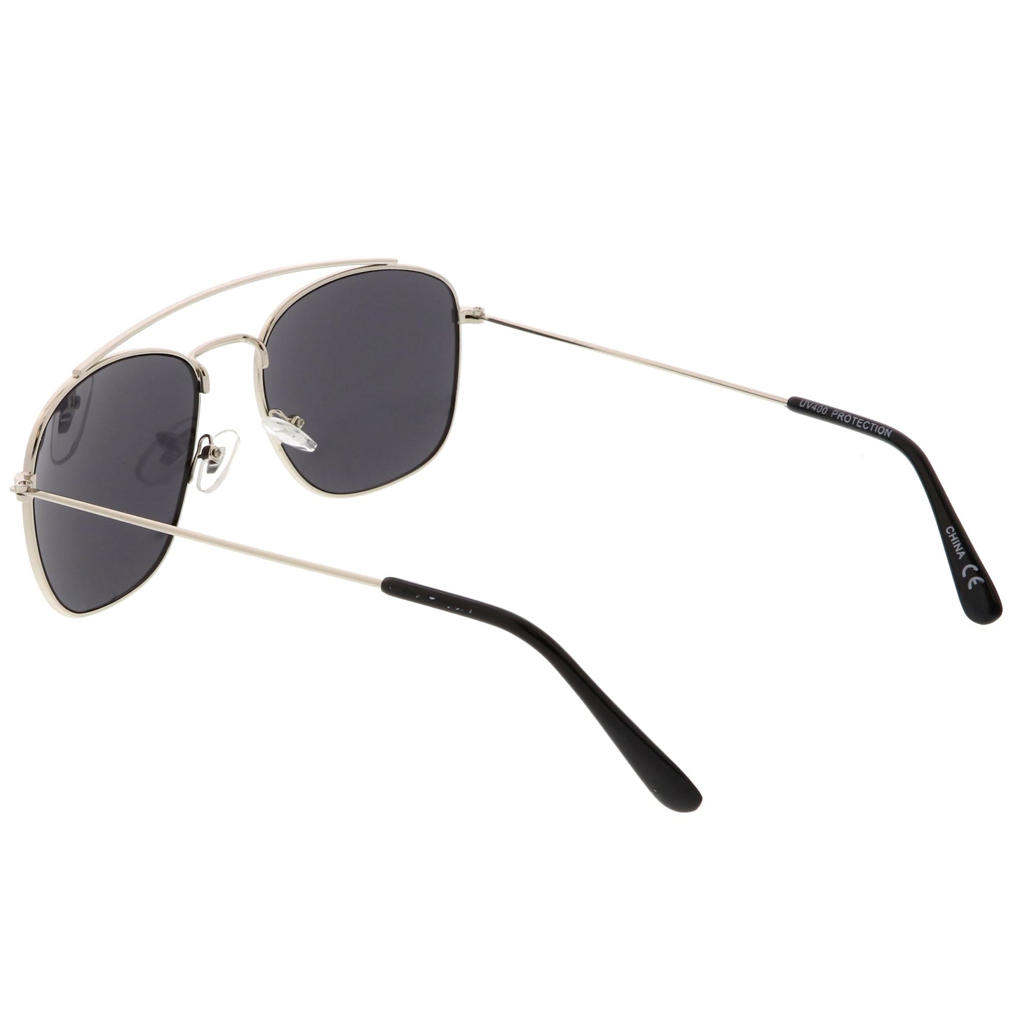 Retro Dapper Full Metal Square Crossbar Sunglasses C356