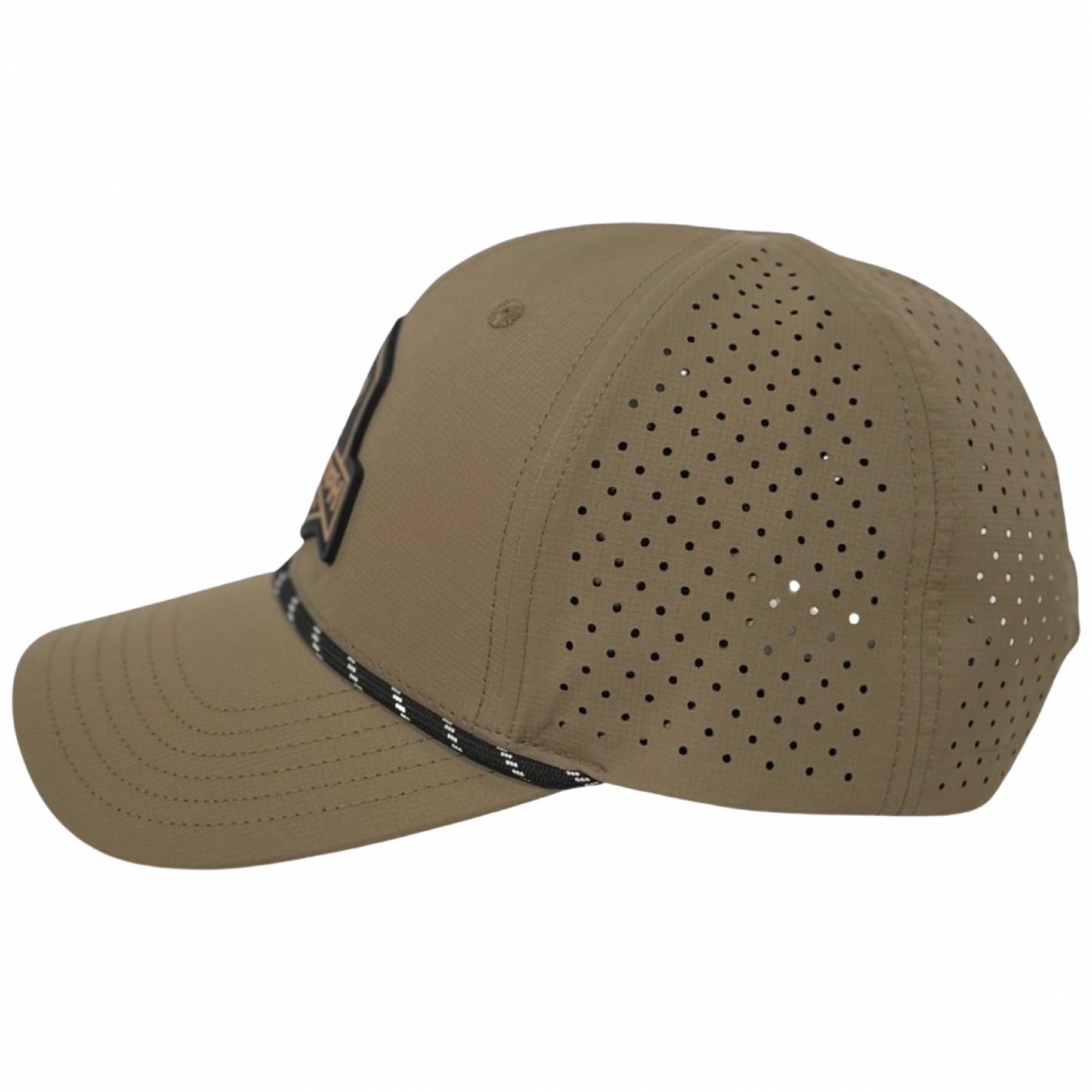 BlacktipH PVC Khaki Performance Snapback Hat