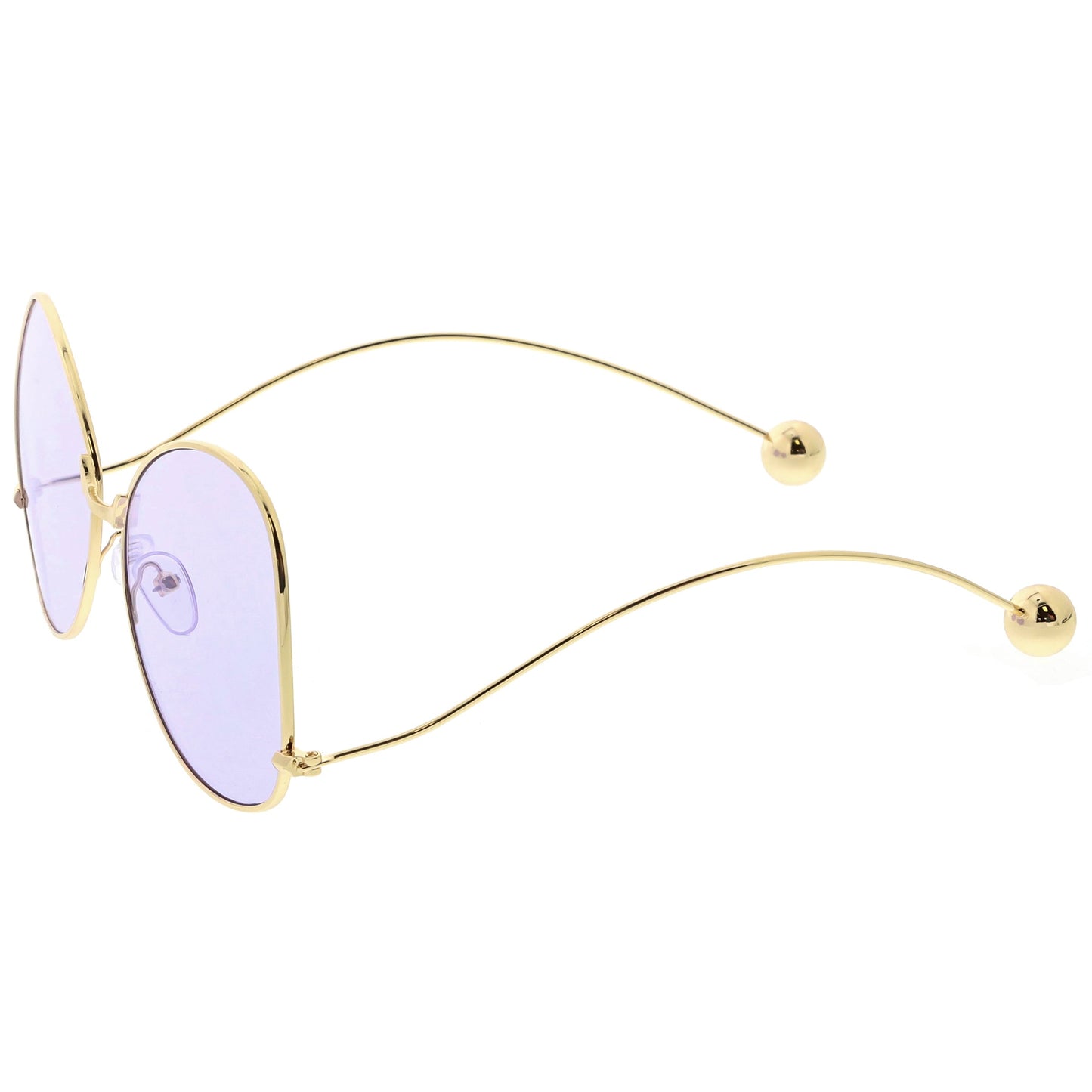 Women's Retro Oversize Butterfly Shape Color Tone Lens Sunglasses C443