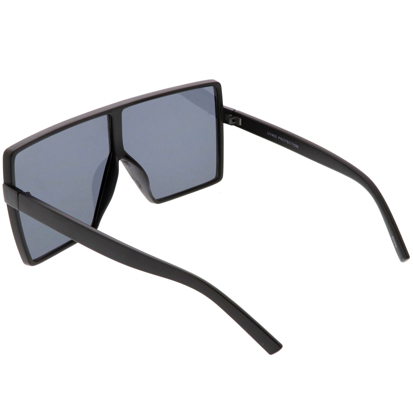 Oversize Retro Modern Futuristic Square Aviator Sunglasses C475