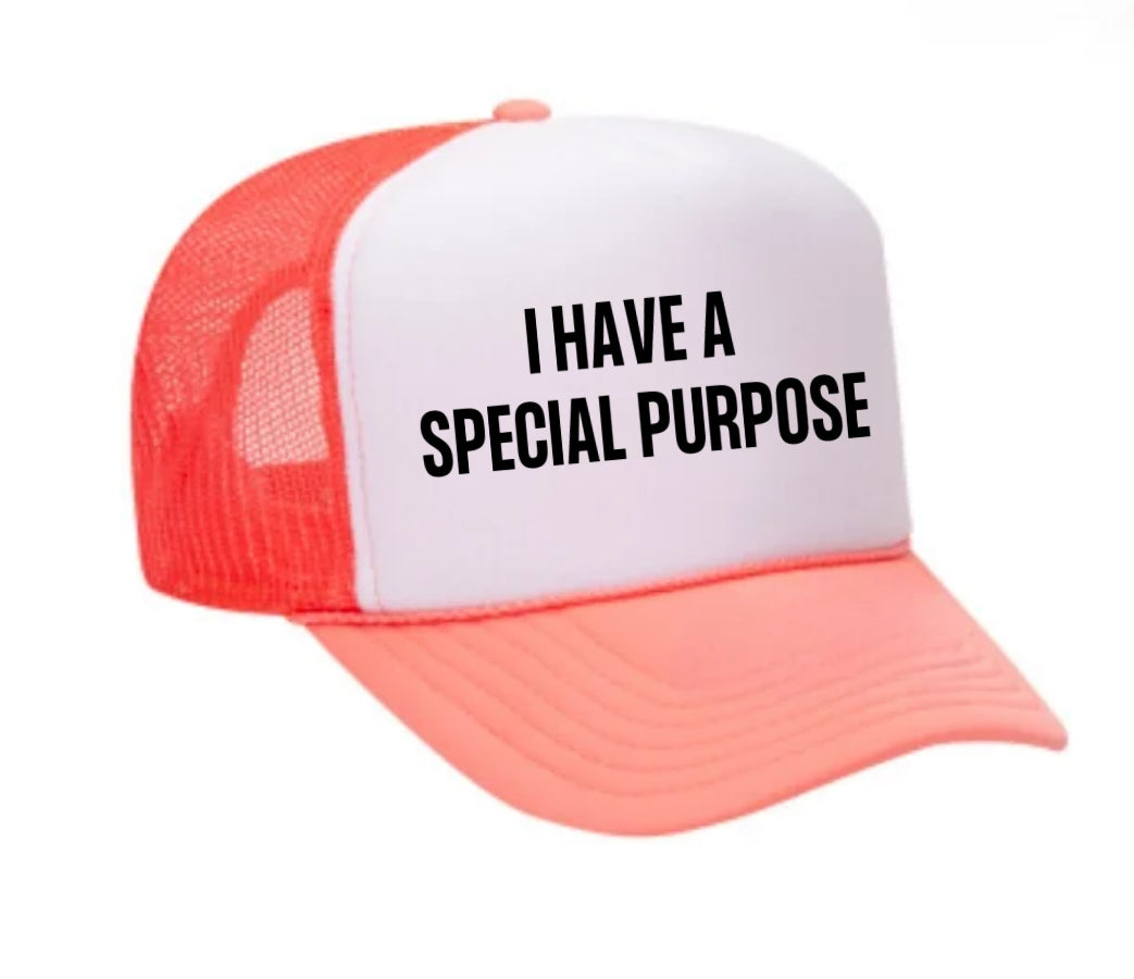 I Have A Special Purpose Trucker Hat