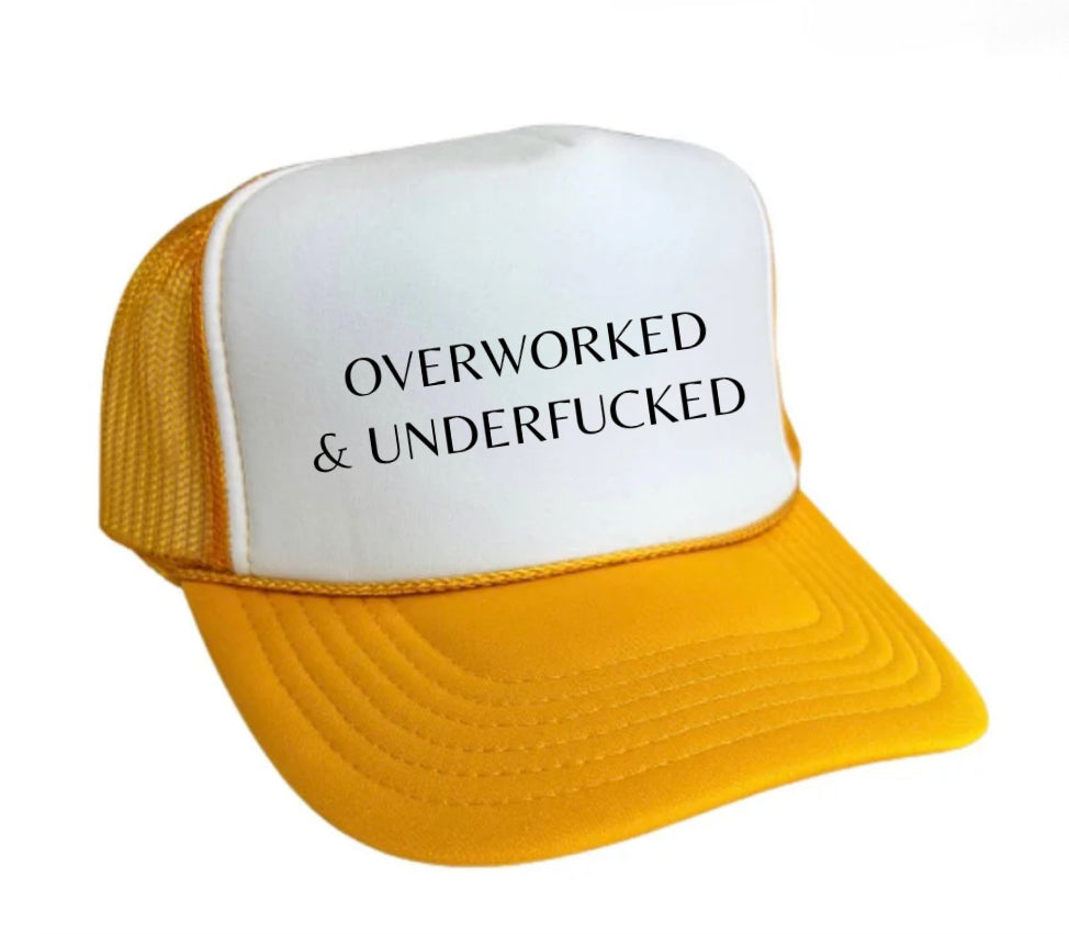 Overworked Trucker Hat