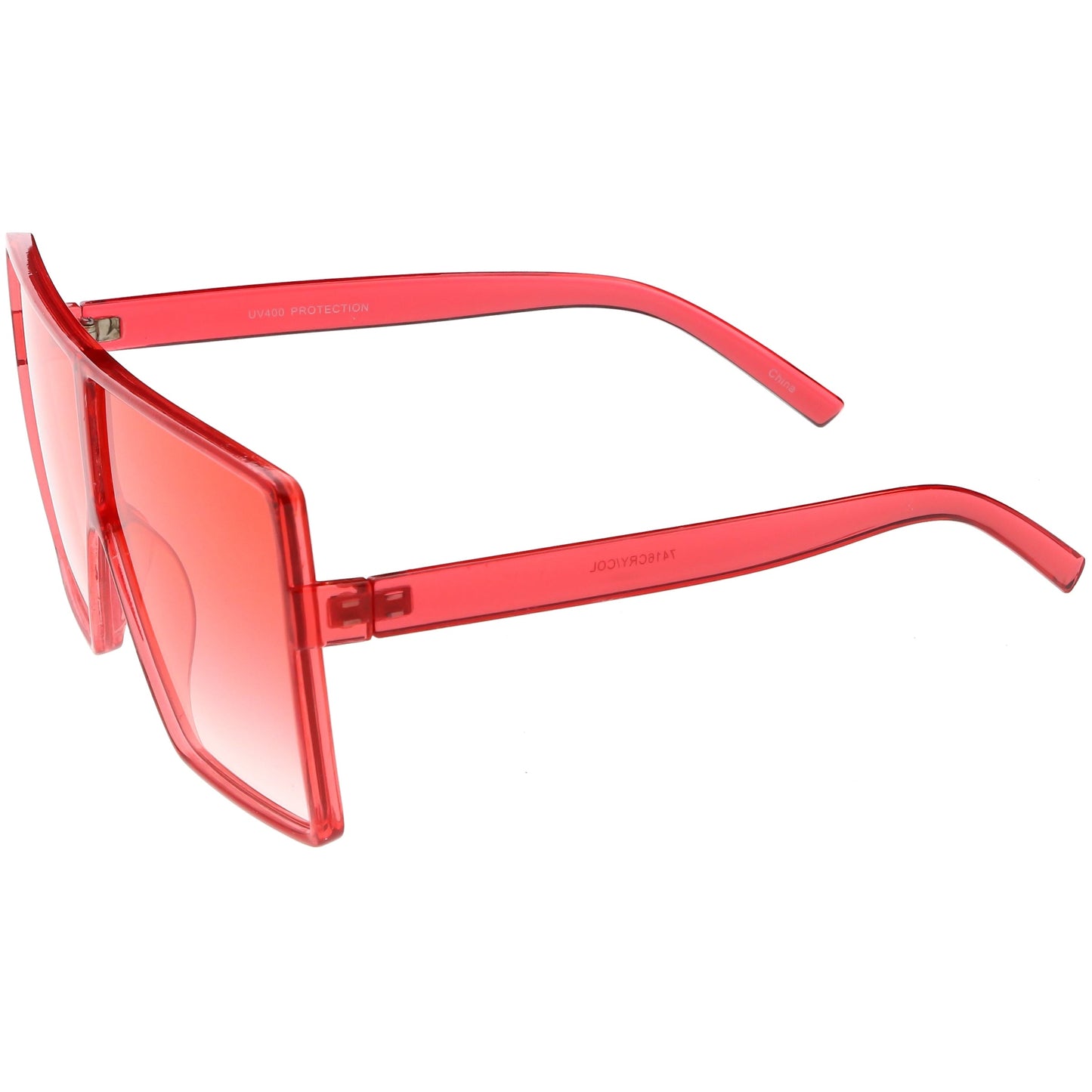 Women's Oversize Festival Color Tone Square Sunglasses C581