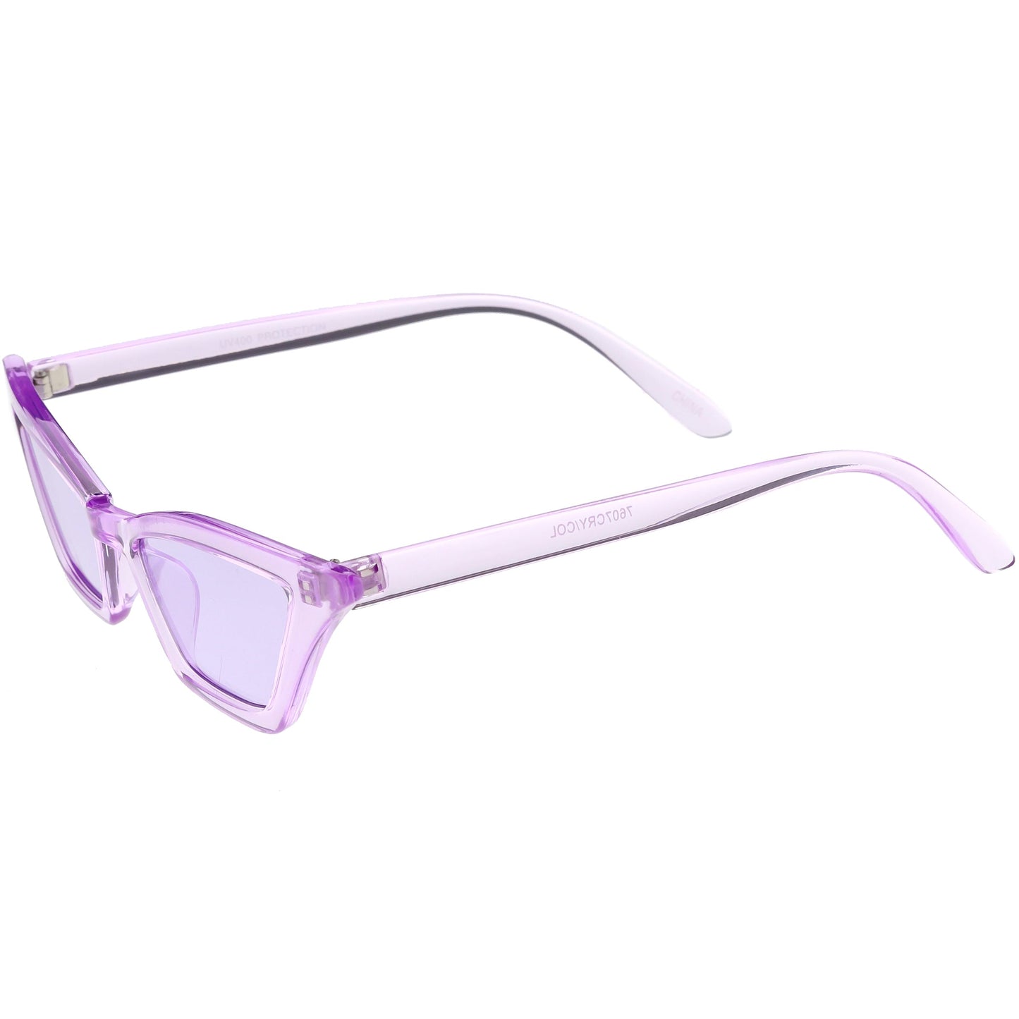 Women's Colorful Translucent Color Tone Lens Cat Eye Sunglasses C735