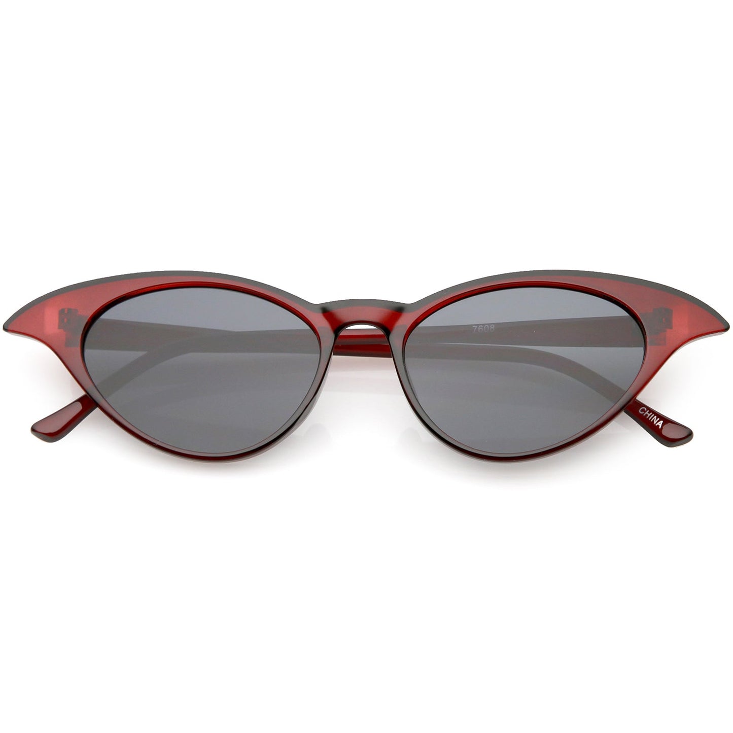 Women's Retro Low Pointed Cat Eye Sunglasses C737