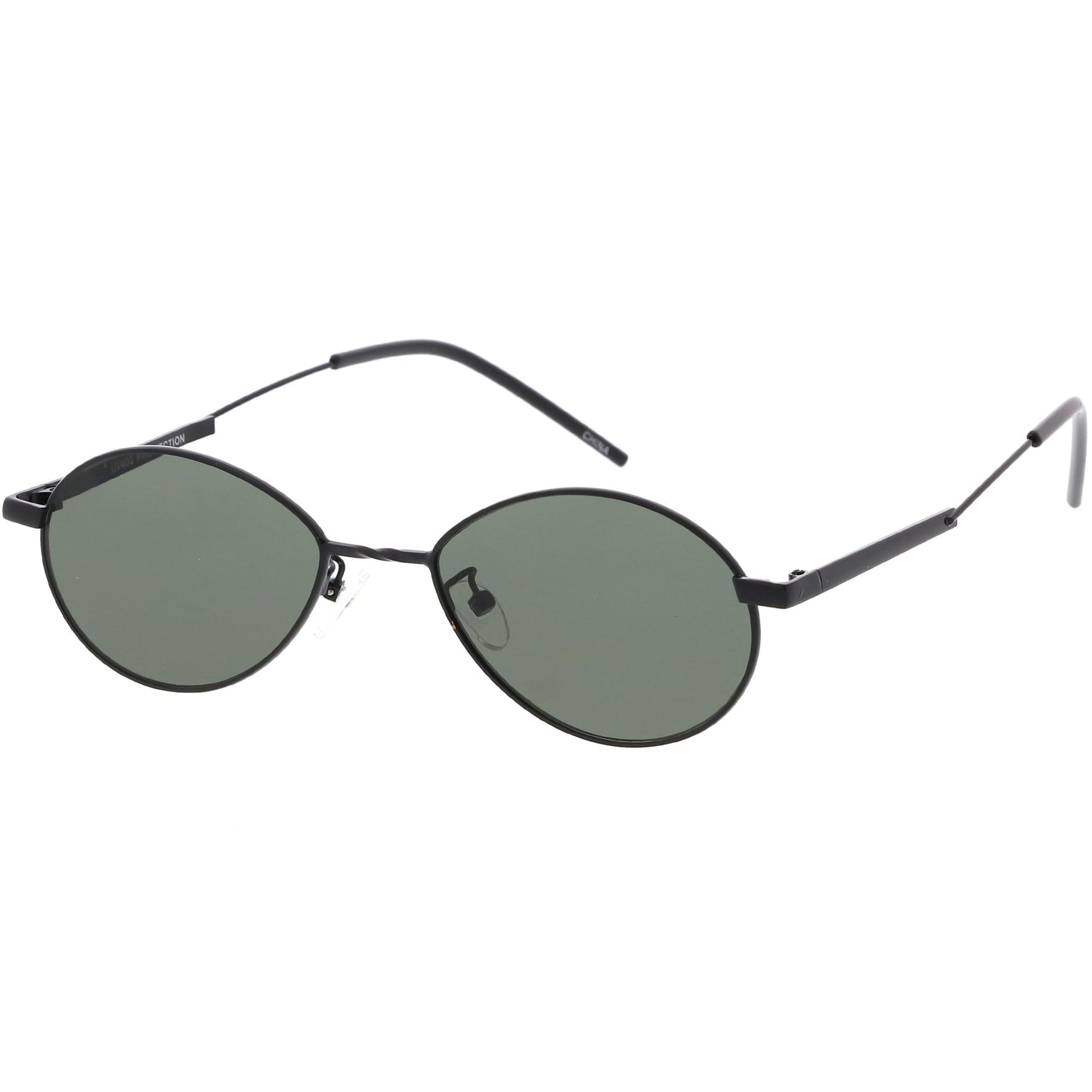 Classic Retro Unisex Metal Oval Dapper Sunglasses C741