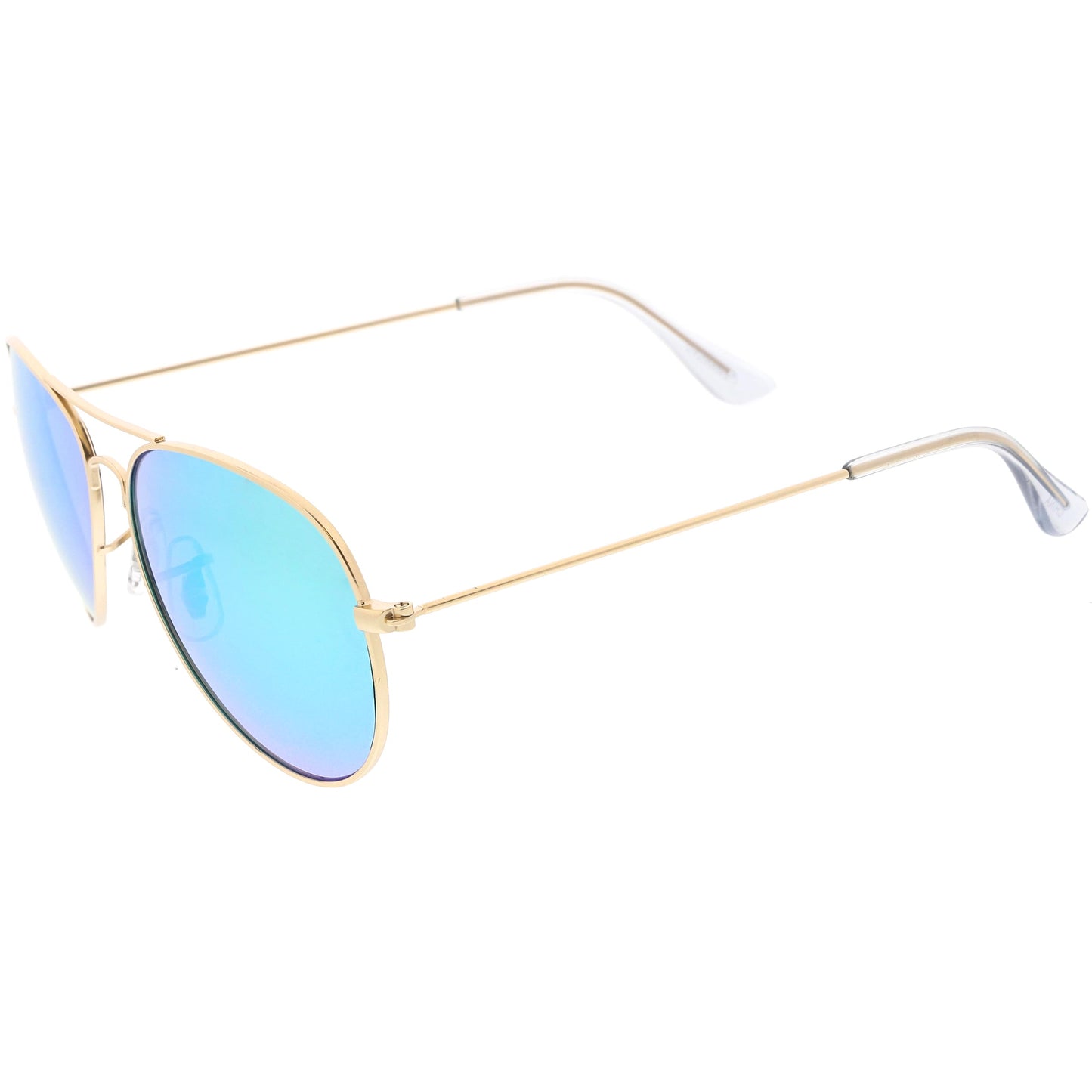 Classic Metal Colored Mirror Lens Aviator Sunglasses C775