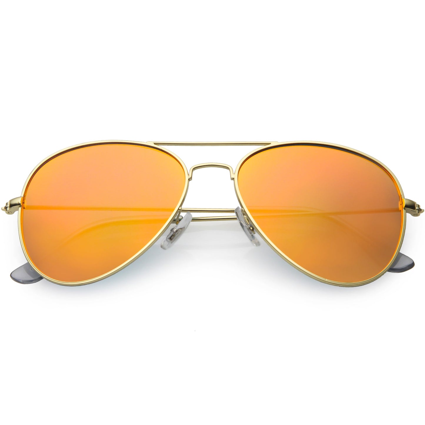 Classic Metal Colored Mirror Lens Aviator Sunglasses C775