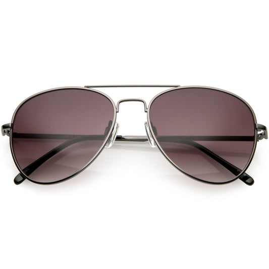 Small Classic Metal Gradient lens Aviator Sunglasses C782