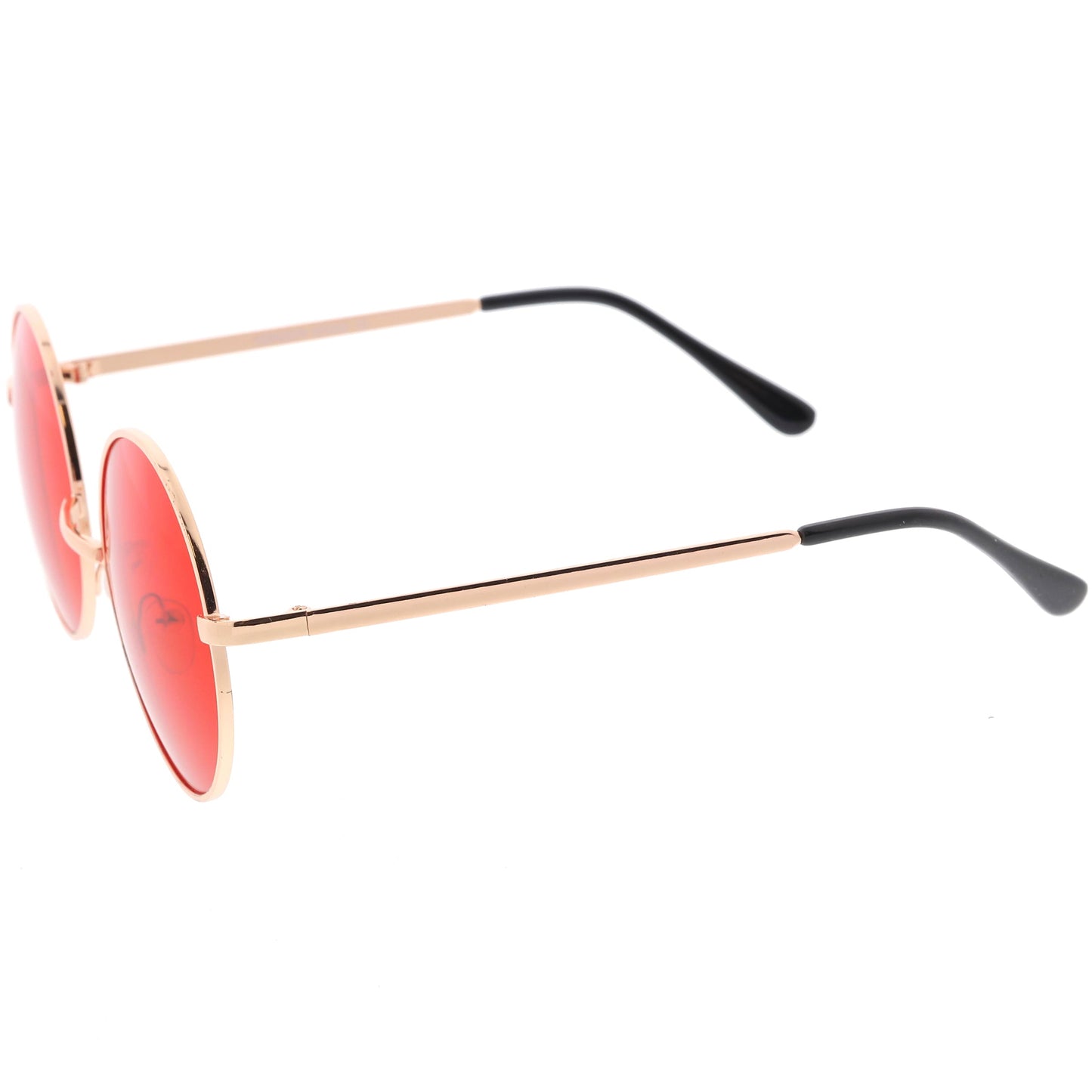 Retro Hippie Round Color Tone Metal Sunglasses 9892