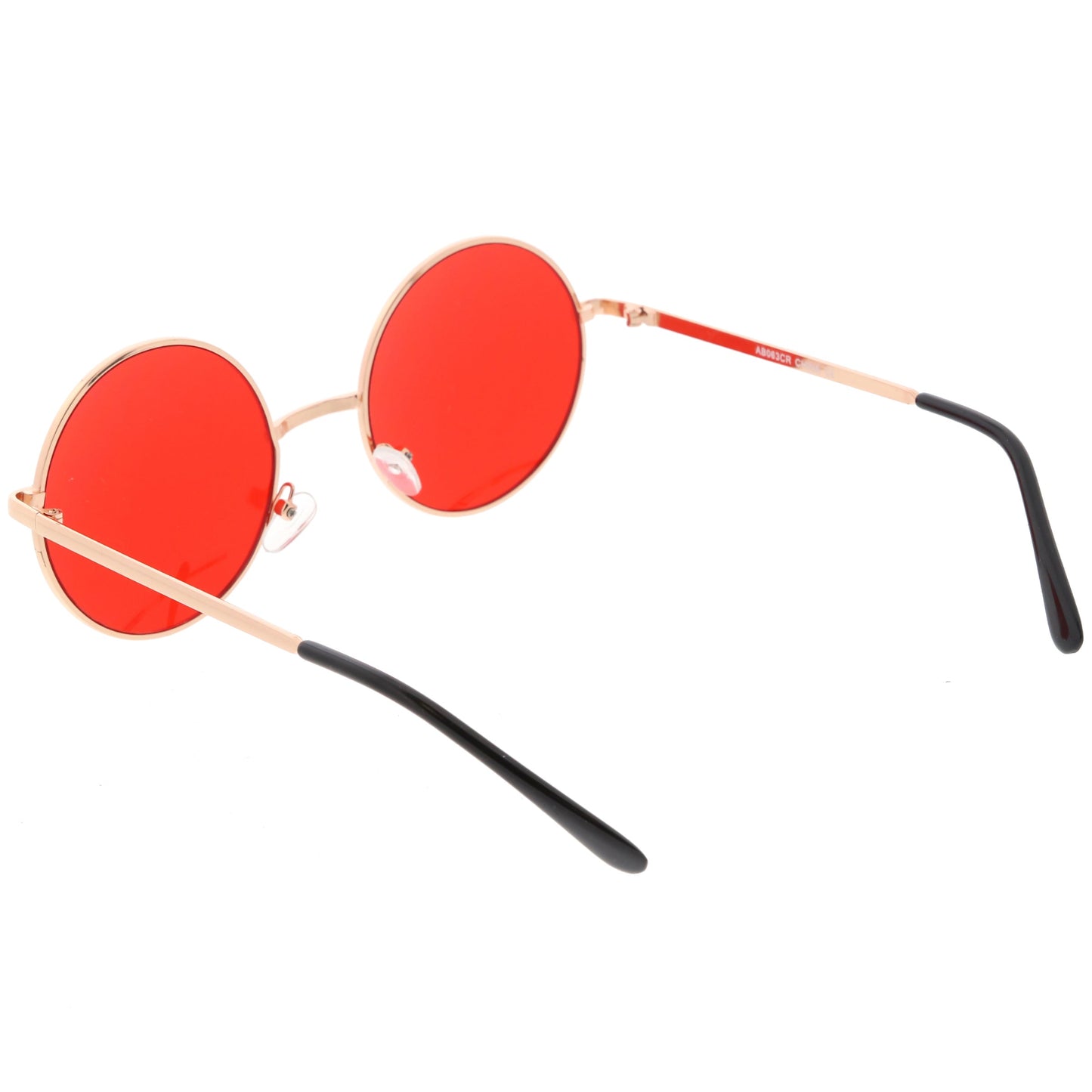 Retro Hippie Round Color Tone Metal Sunglasses 9892