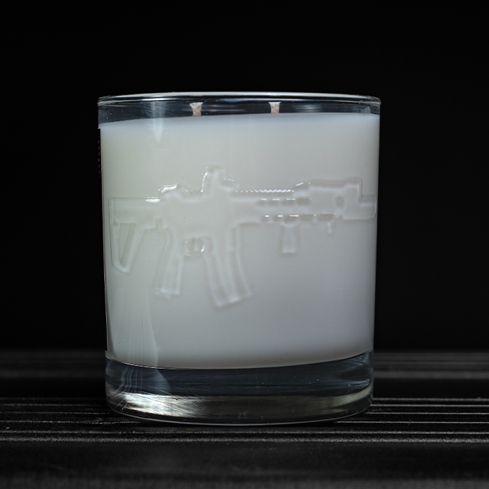 SWAT CANDLE (EMBOSSED AR15)