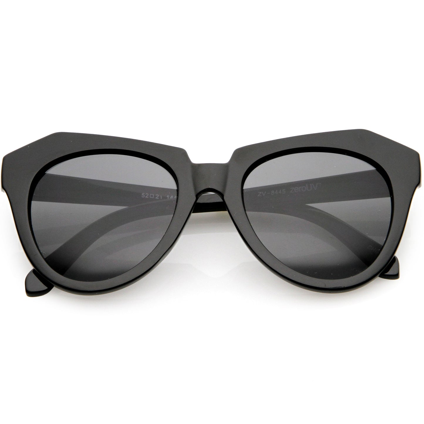 Women's Oversize Geometric Round Cat Eye Sunglasses C938