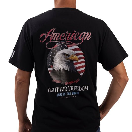 Fight for Freedom Graphic Tee-black