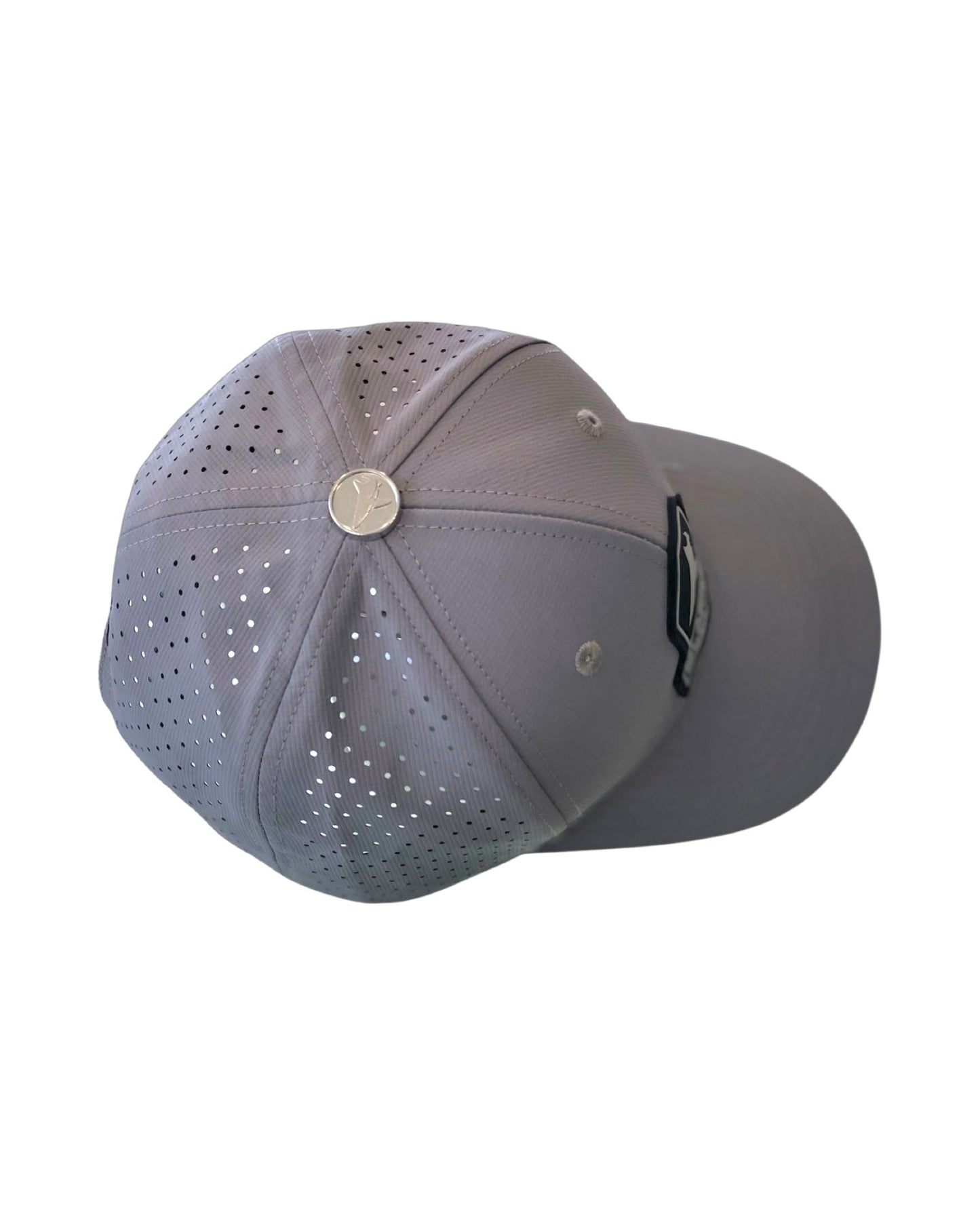 BlacktipH PVC Grey Performance Snapback Hat