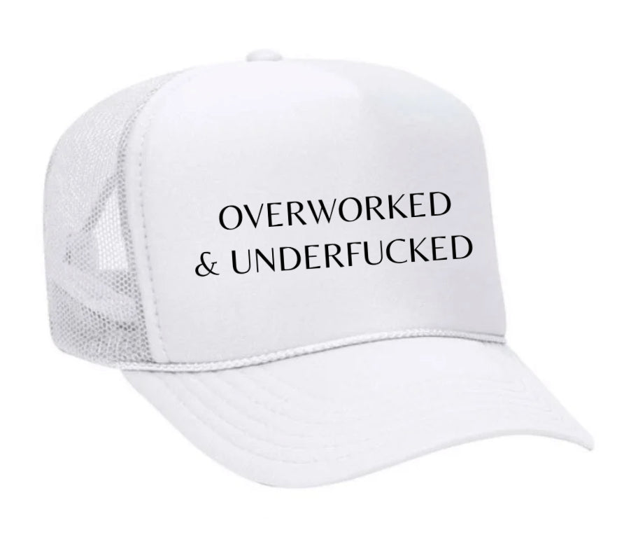 Overworked Trucker Hat