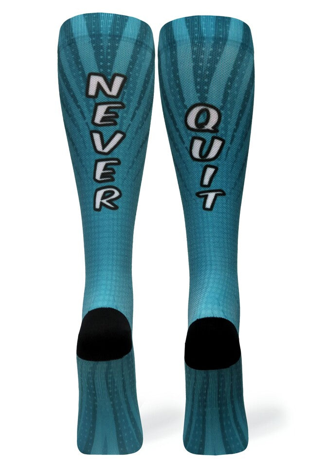 Never Quit Blue - (Standard & Extra Wide)