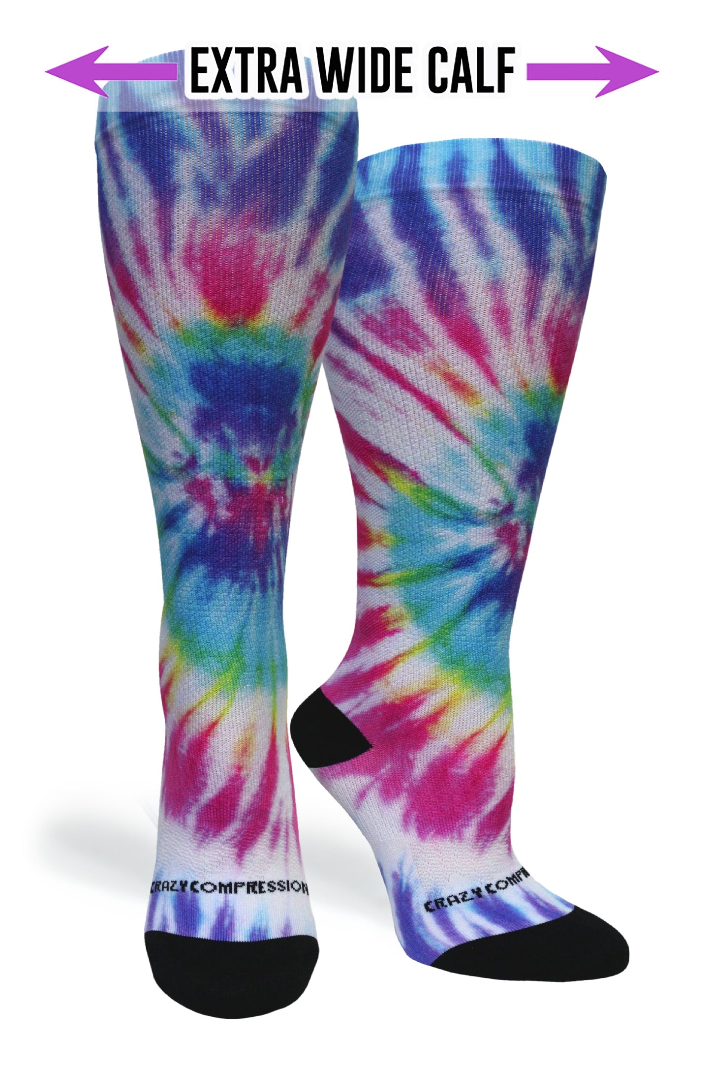 Tie Dye Rainbow - (Standard & Extra Wide)