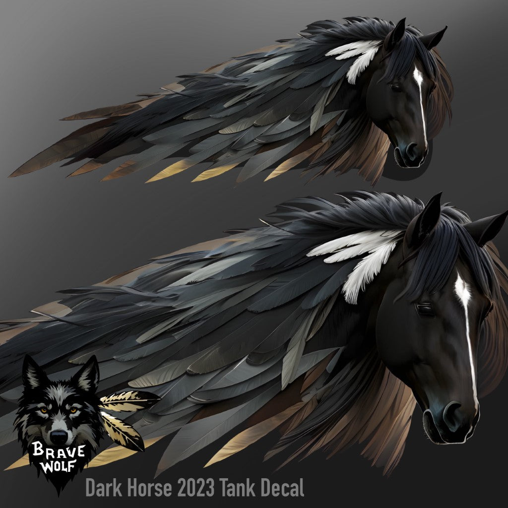 Dark Horse-2023 - Universal Tank Decal-Color